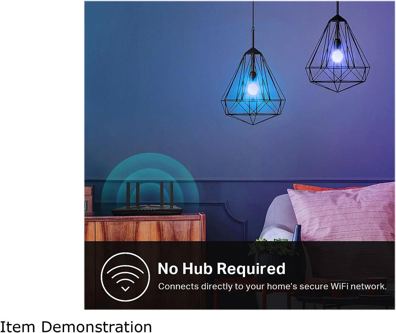 Alt view image 3 of 5 - Kasa Smart Light Bulbs, Full Color Changing Dimmable Smart WiFi Bulbs Works with Alexa and Google Home, A19, 9W 800 Lumens,2.4Ghz only, No Hub Required, 2-Pack (KL125P2), multicolor