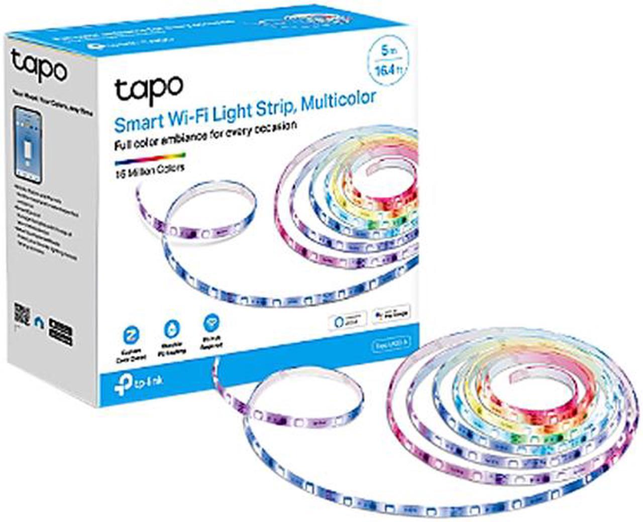 Alt view image 2 of 2 - TP-Link Tapo Smart LED Light Strip, 50 Color Zones RGBIC, Sync-to-Sound, 32.8ft(2 Rolls of 16.4ft) Wi-Fi LED Strip Works w/ Alexa & Google, IP44 PU Coating, Trimmable (Tapo L920-10)