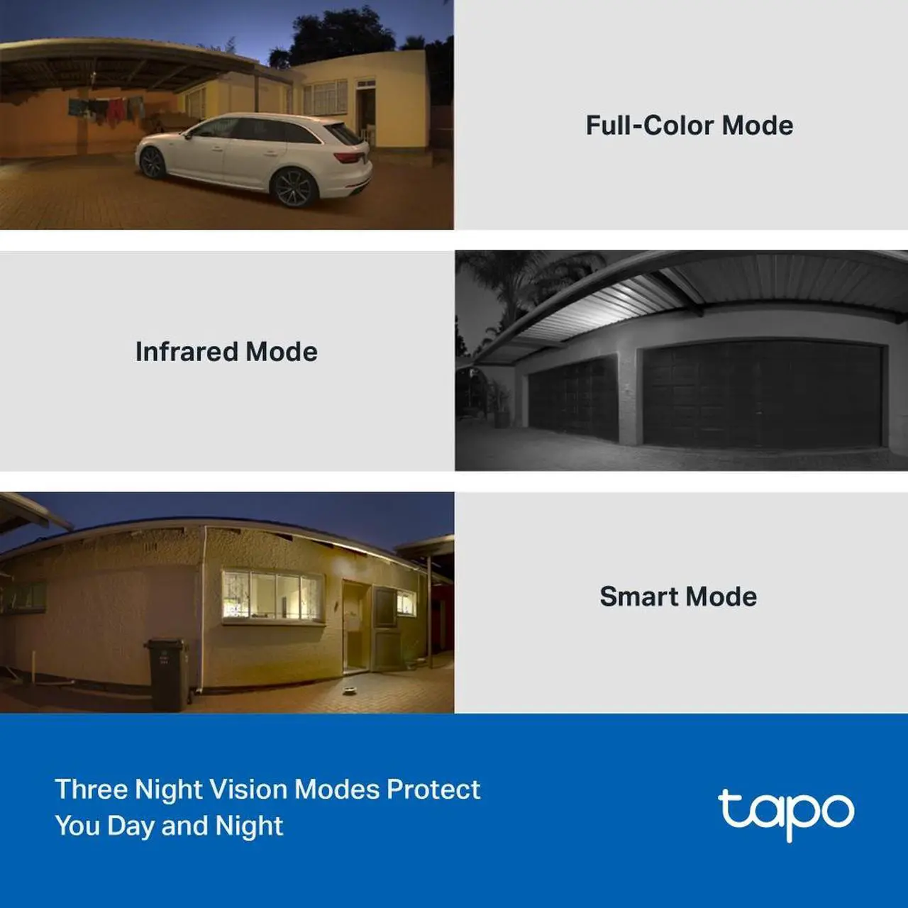Alt view image 3 of 10 - TP-Link Tapo 2K Outdoor Pan/Tilt Security Wi-Fi Camera, 360° View, Motion Tracking, Compatible with Alexa & Google Home, Night Vision, Free AI Detection, Up to 512GB Storage (Tapo C510W)