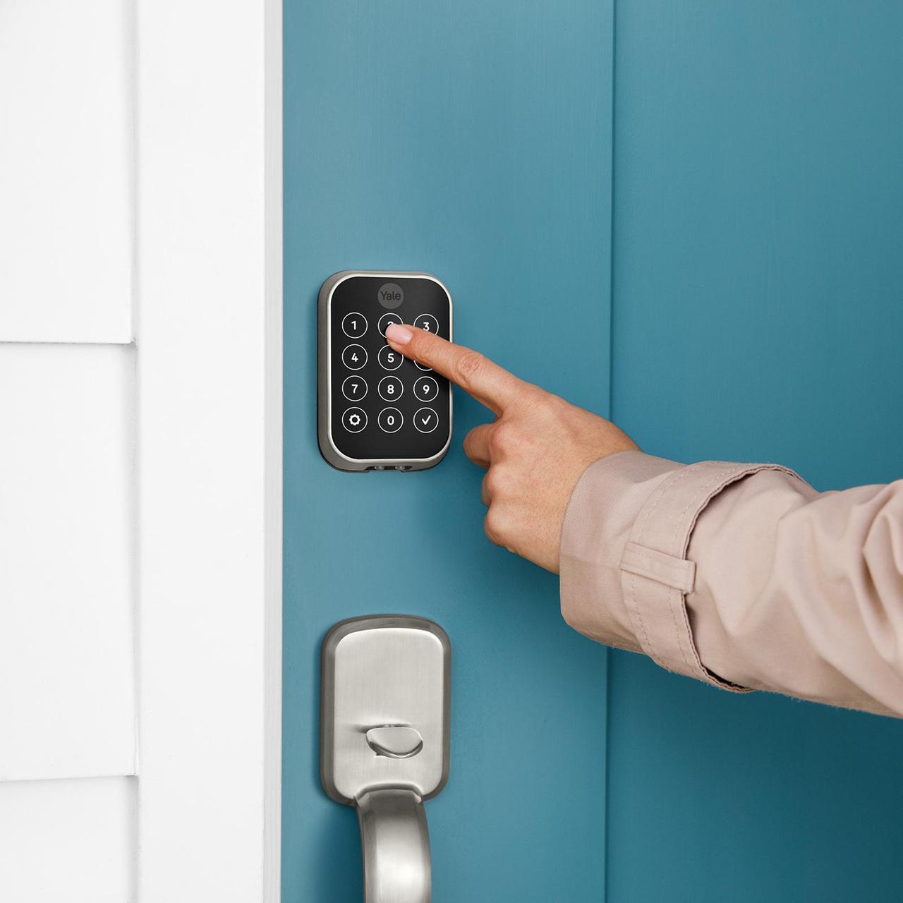 Alt view image 4 of 6 - Yale Assure Lock 2 Key-Free Touchscreen with Wi-Fi in Satin Nickel
