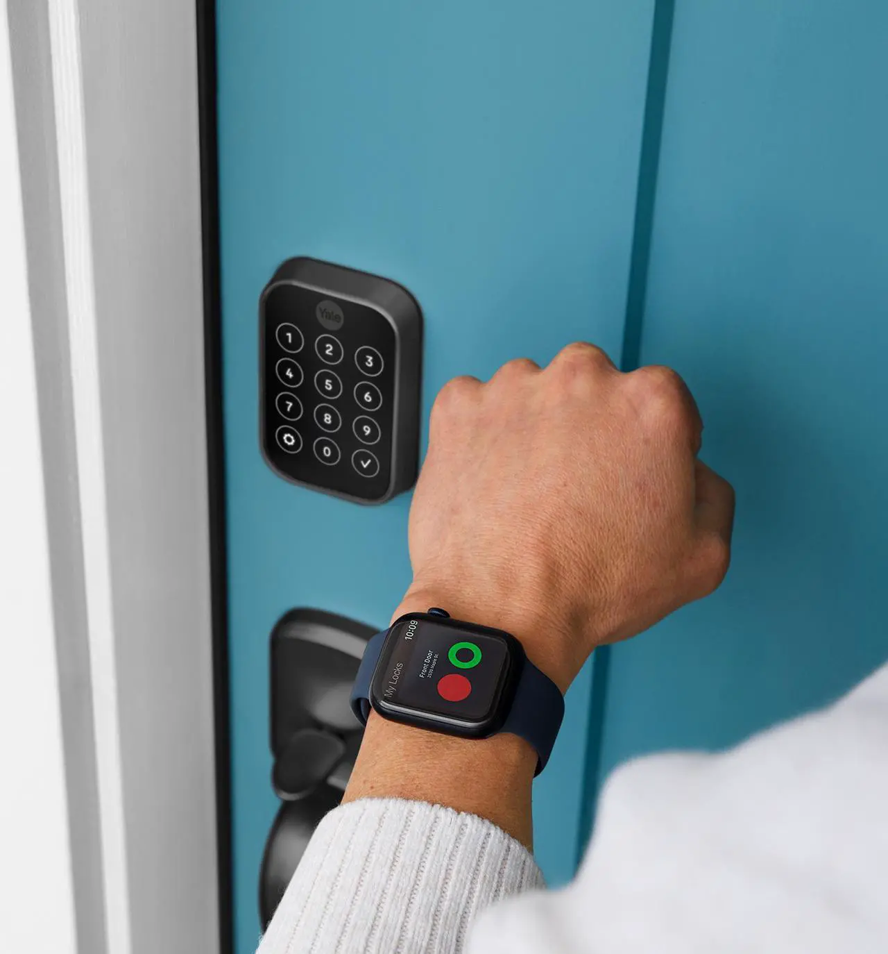 Alt view image 3 of 6 - Yale Assure Lock 2 Key-Free Touchscreen with Wi-Fi in Satin Nickel