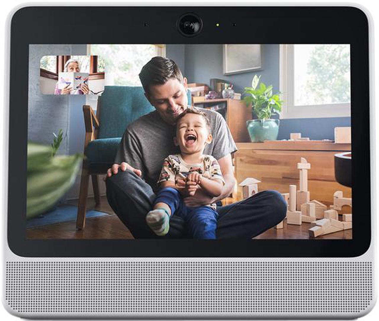 Alt view image 2 of 6 - Portal from Facebook. Smart, Hands-Free Video Calling with Alexa Built-in (White)