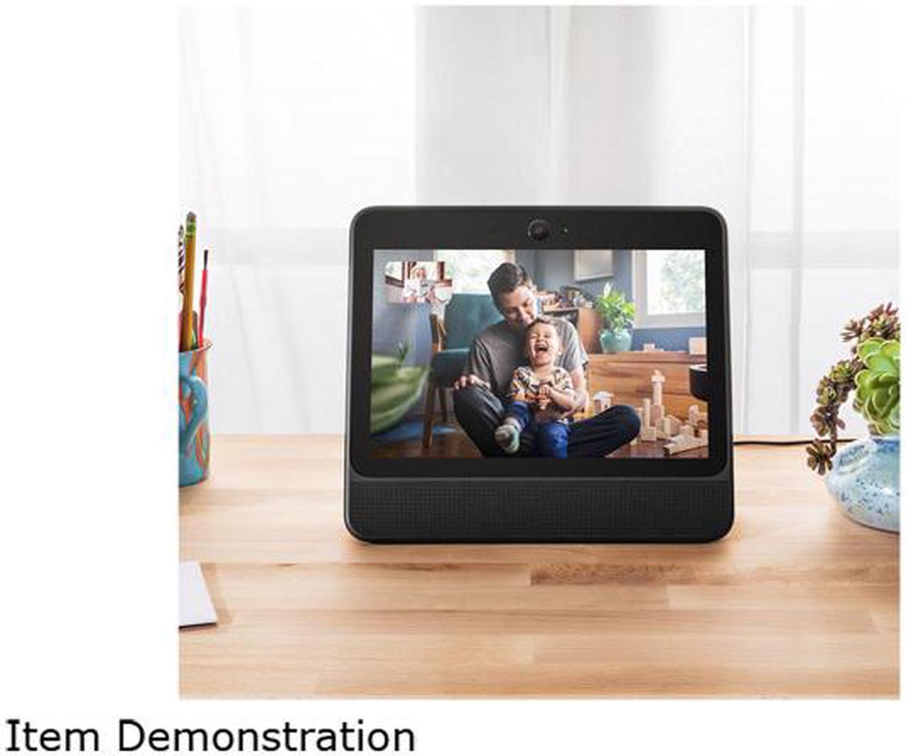 Alt view image 5 of 5 - Portal from Facebook. Smart, Hands-Free Video Calling with Alexa Built-in (Black)
