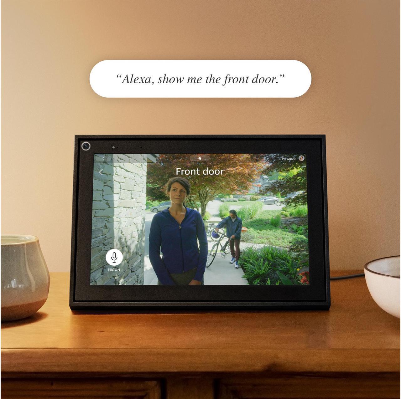 Alt view image 6 of 7 - Facebook Portal Smart Video Calling 10" Touch Screen Display with Alexa Black