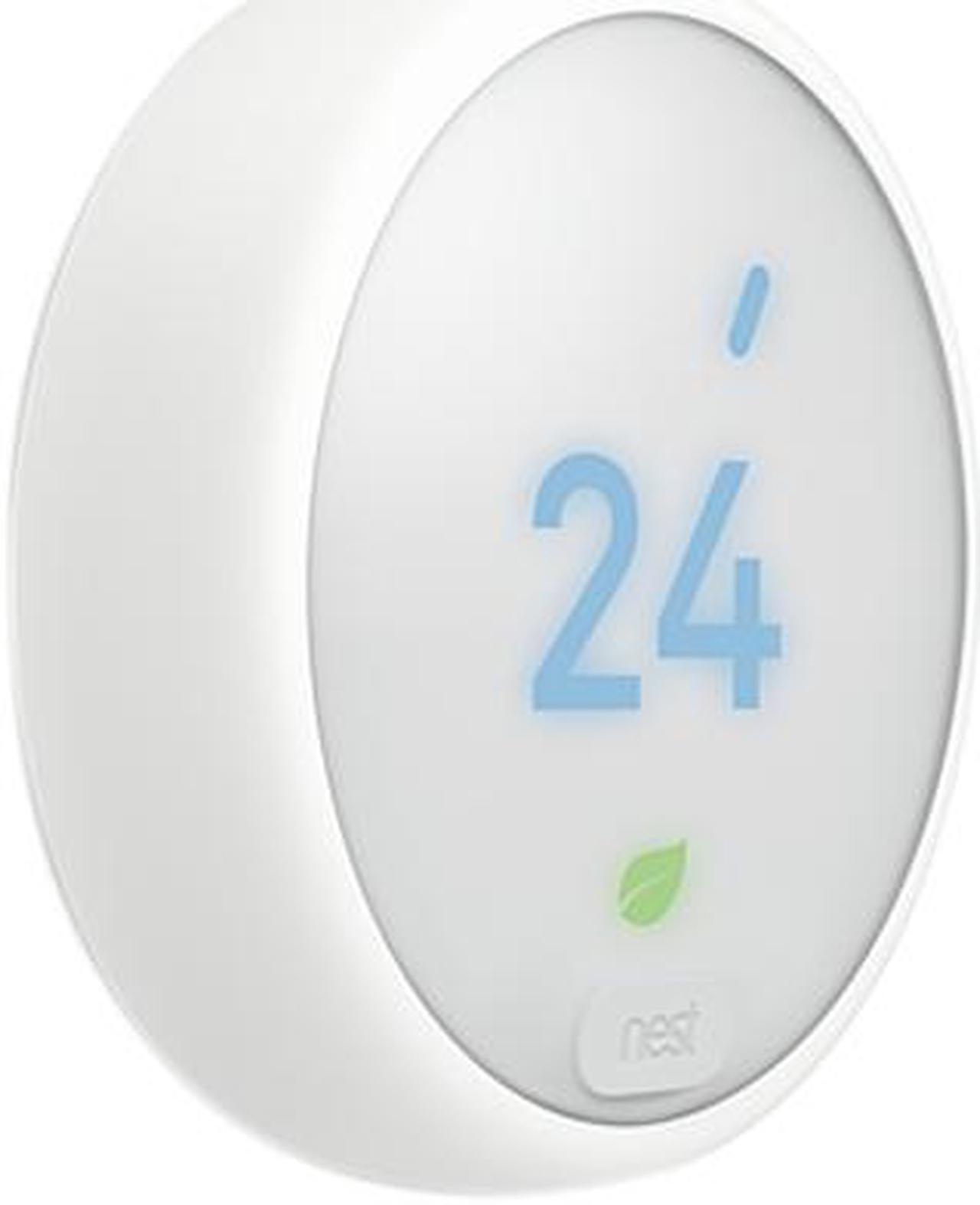 Alt view image 2 of 3 - Google Nest Thermostat E, Wi-Fi Smart Thermostat - White (T4000EF)