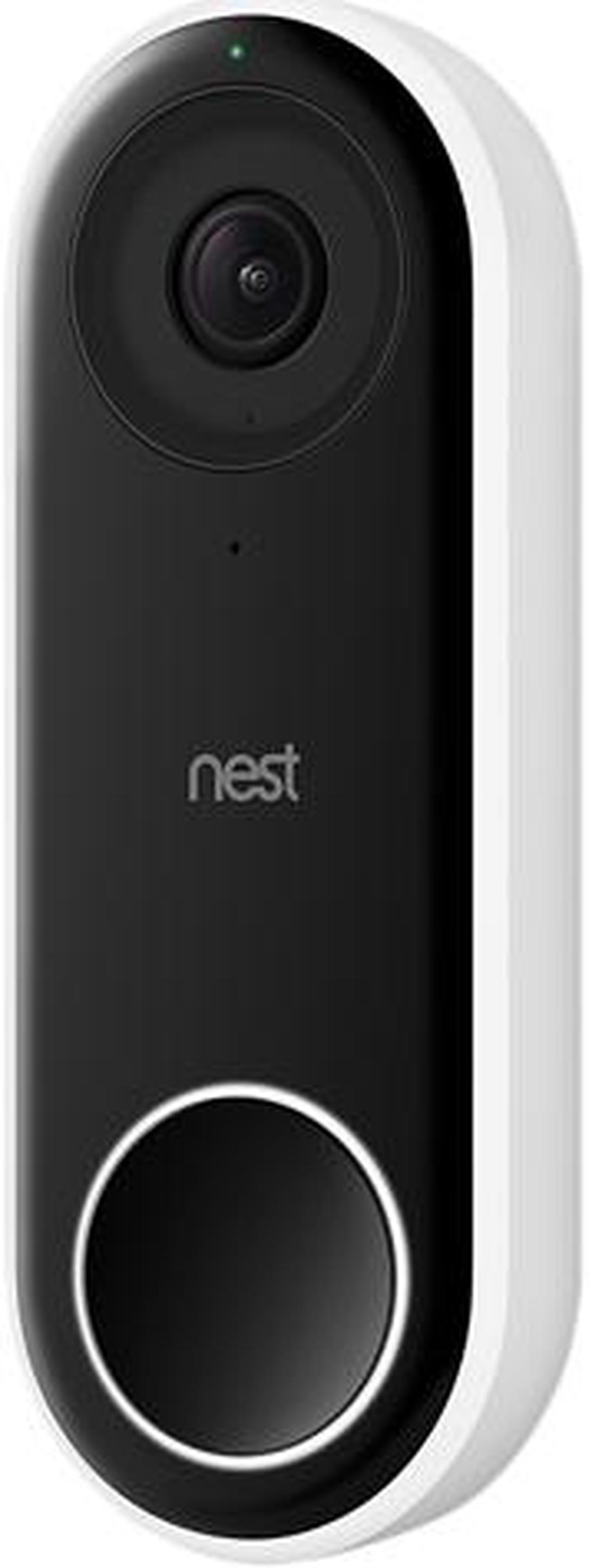 Google Nest Hello Wi-Fi Video Doorbell - Black/White (NC5100EF)