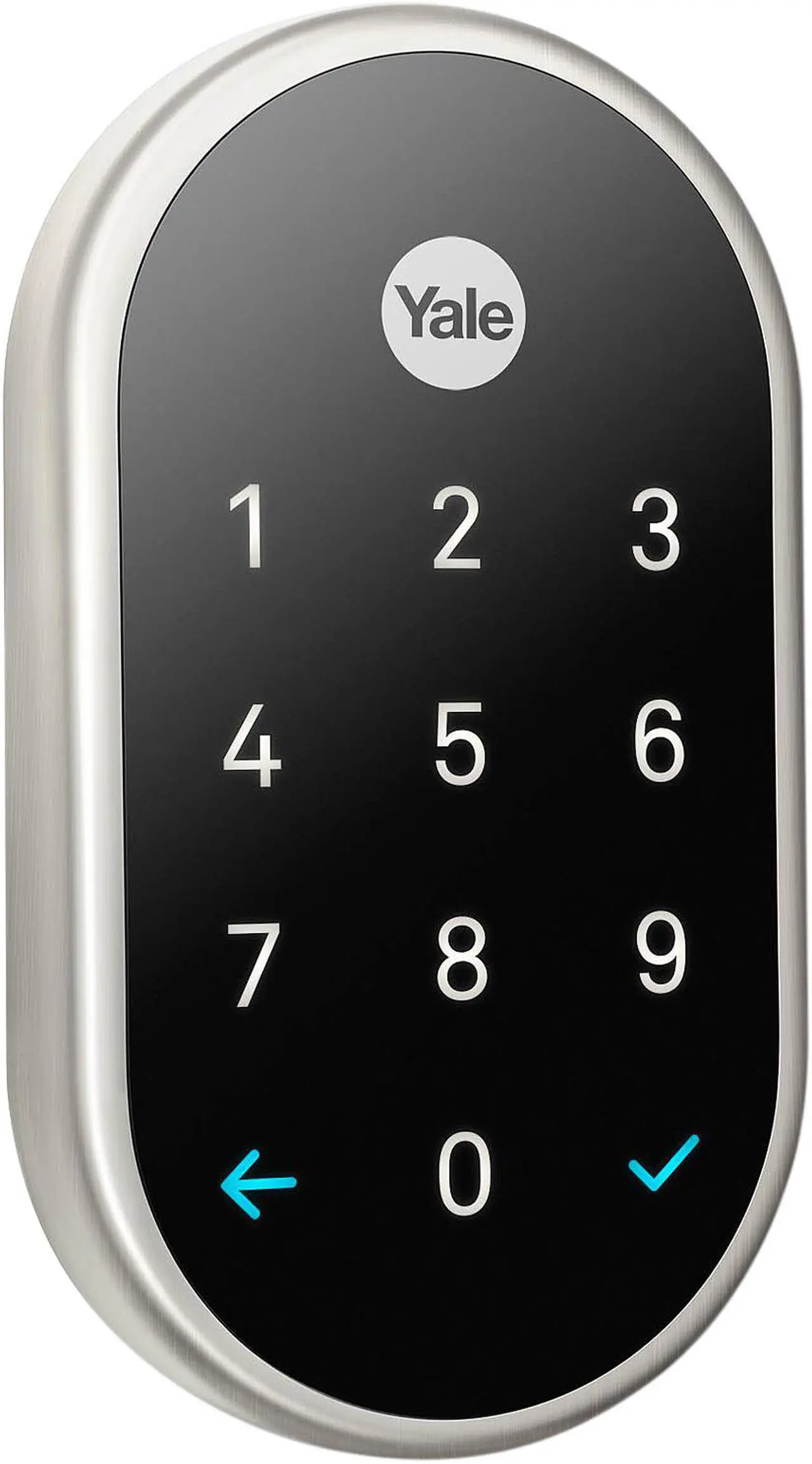 Alt view image 2 of 4 - Nest x Yale lock with Nest Connect, Satin Nickel