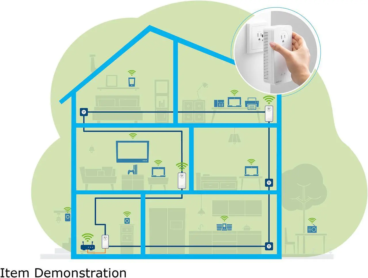 Alt view image 4 of 4 - devolo Magic 2 WiFi next Whole Home Wi-Fi Kit