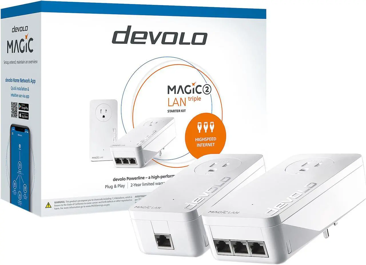 Main image of devolo Magic 2 LAN triple Starter Kit