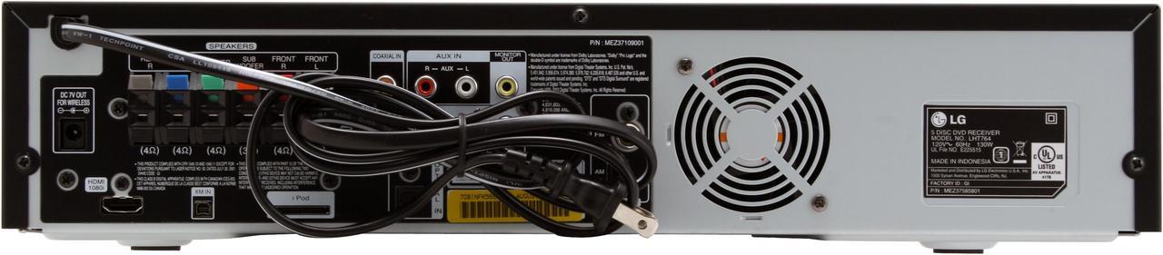 Alt view image 5 of 18 - LG LHT764 1000W 5 Disc Home Theater System