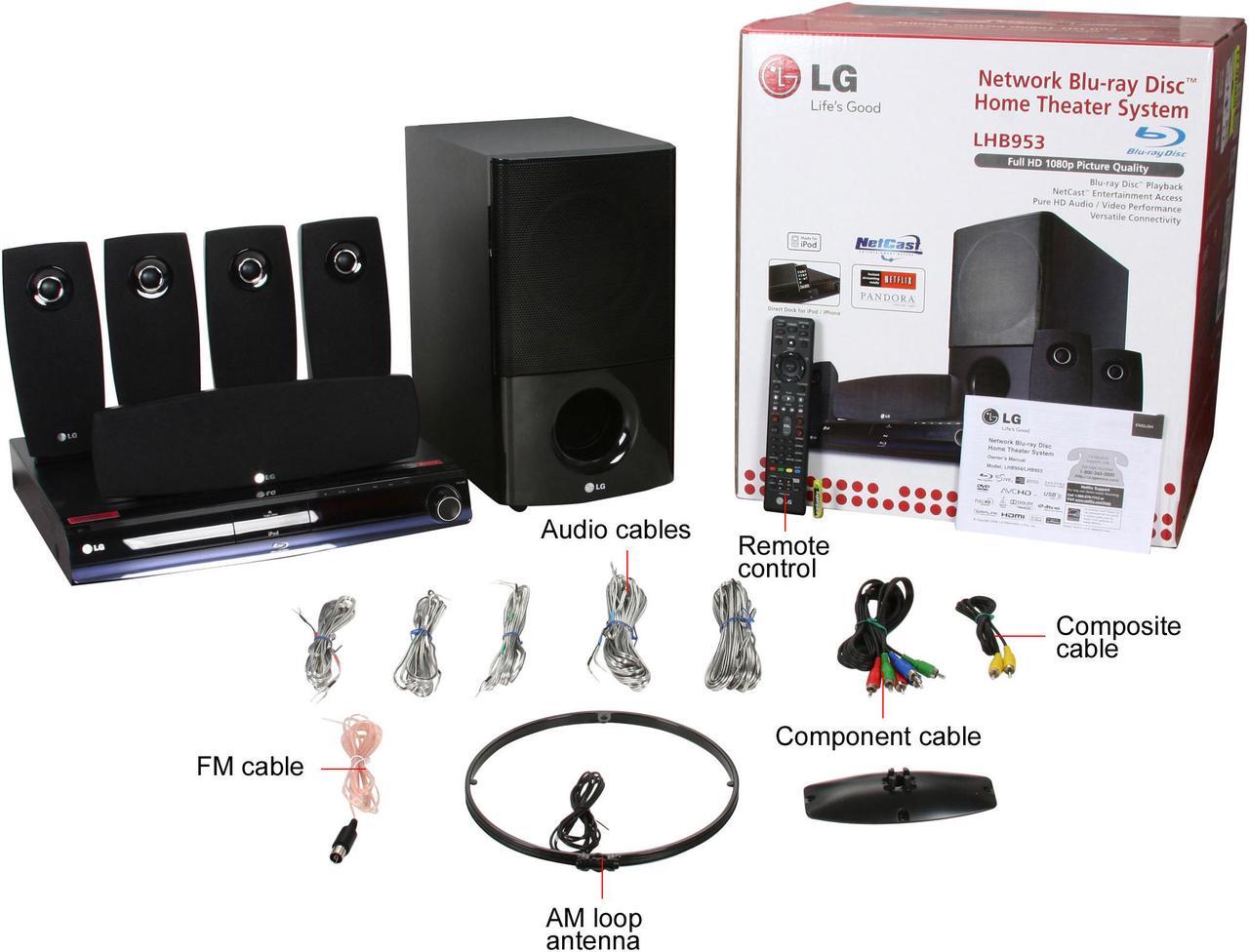 Alt view image 18 of 18 - LG LHB953 Network Blu-ray Disc 5.1-Channel Home Theater System