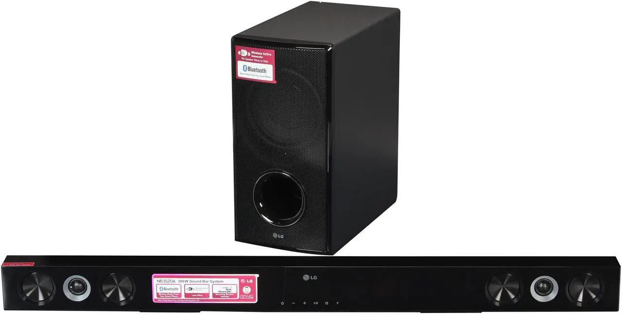 Main image of LG NB3520A 2.1-Channel Sound Bar Audio System with Wireless Subwoofer and Bluetooth Streaming System