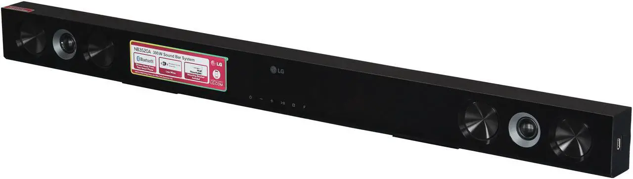 Alt view image 2 of 11 - LG NB3520A 2.1-Channel Sound Bar Audio System with Wireless Subwoofer and Bluetooth Streaming System