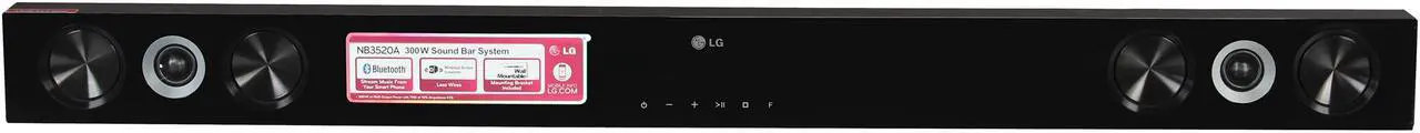 Alt view image 3 of 11 - LG NB3520A 2.1-Channel Sound Bar Audio System with Wireless Subwoofer and Bluetooth Streaming System