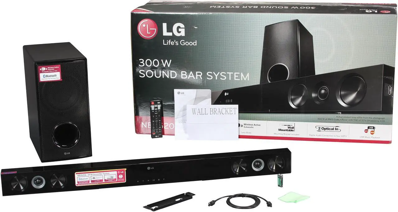 Alt view image 11 of 11 - LG NB3520A 2.1-Channel Sound Bar Audio System with Wireless Subwoofer and Bluetooth Streaming System