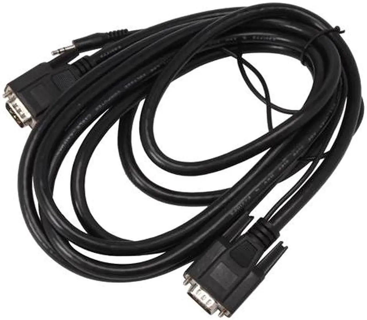 Alt view image 2 of 2 - Rosewill RCW-H9022 - 10-Foot VGA / SVGA Male to Male Cable with 3.5mm Stereo Audio Connector