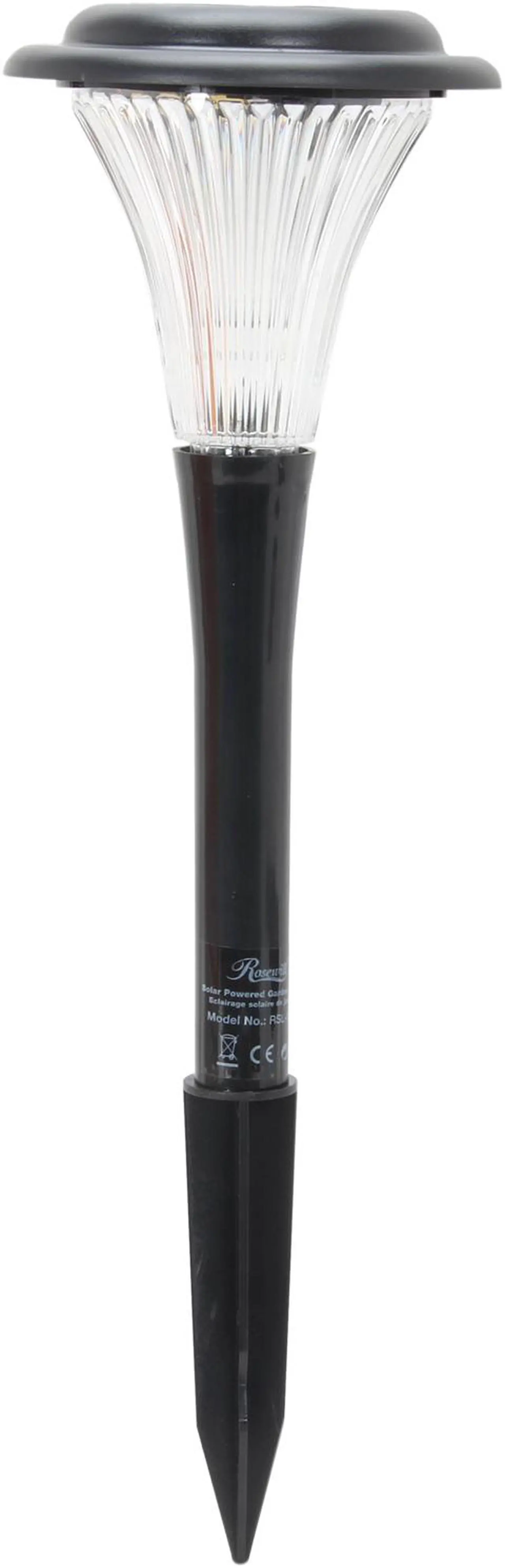 Alt view image 2 of 6 - Rosewill Black Solar Garden Lights - 6 Lights Set