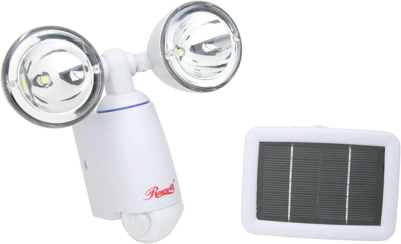 Main image of Rosewill RSL-113 - Dual Head PIR Solar Motion Sensor Light