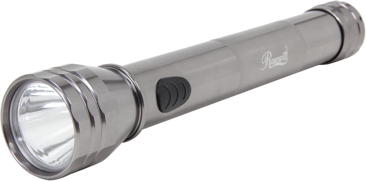 Rosewill RLFL-11003 3W 220 Lumen Heavy-Duty 3 D-Cell LED Aluminum Flashlight