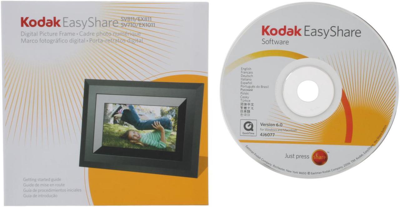 Alt view image 13 of 14 - Kodak EasyShare SV710 7" 480 x 234 Digital Photo Frame