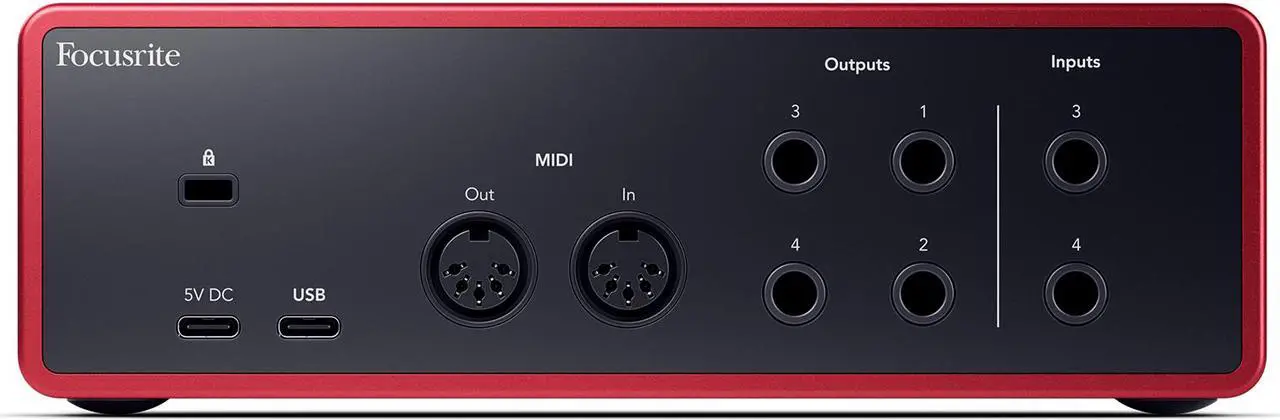 Alt view image 2 of 4 - Focusrite Scarlett 4i4 4th Gen, 4-in, 4-out USB audio interface