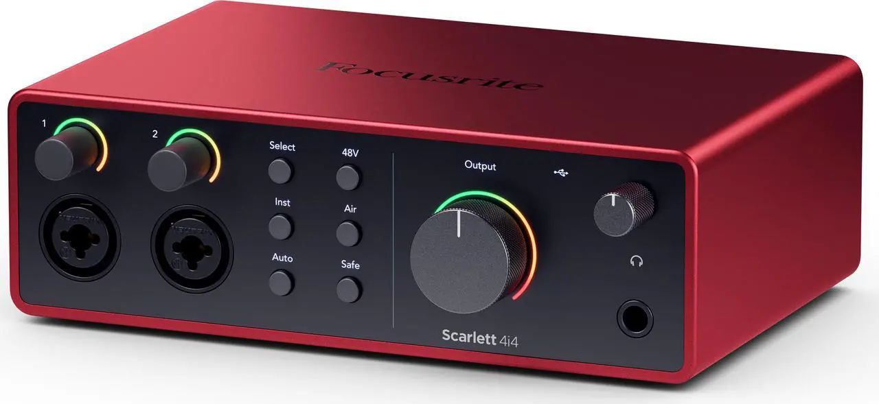 Main image of Focusrite Scarlett 4i4 4th Gen, 4-in, 4-out USB audio interface