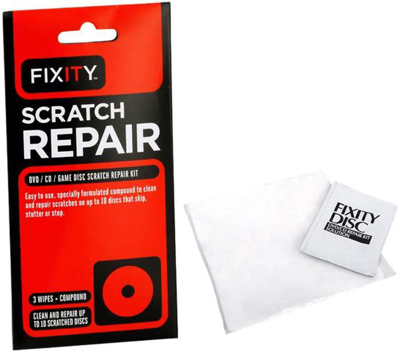 Main image of Fixity ACCFSR01 DVD CD Disc Scratch Repair Kit