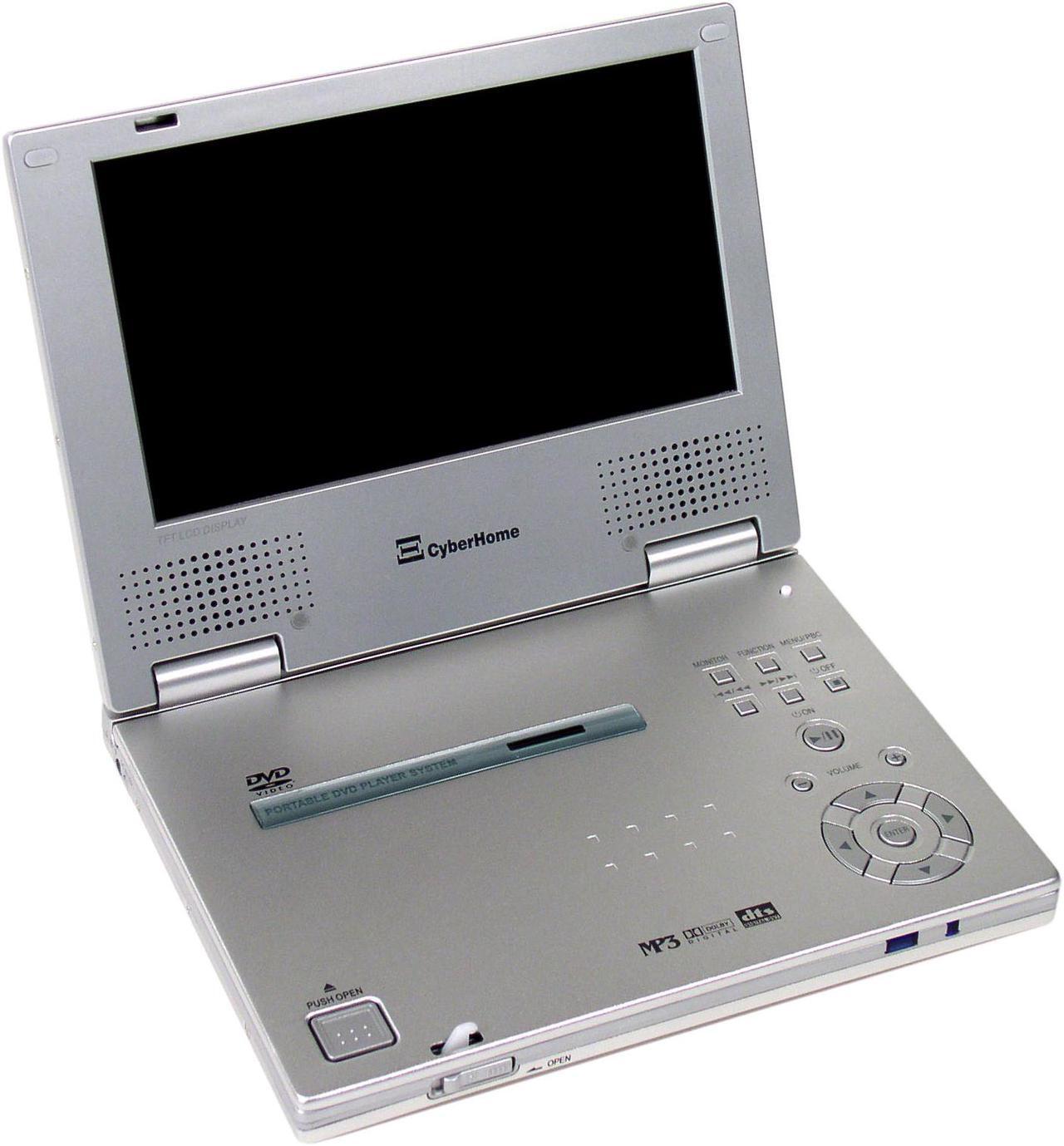 Alt view image 3 of 5 - CyberHome CH-LDV 712 Portable DVD Players W/ 7" 16:9 LCD