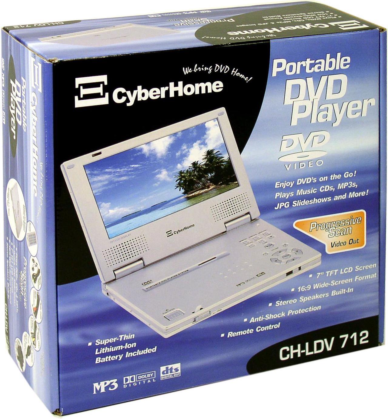 Alt view image 5 of 5 - CyberHome CH-LDV 712 Portable DVD Players W/ 7" 16:9 LCD
