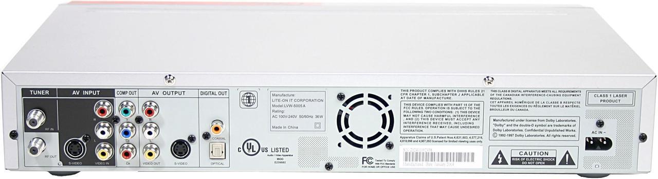 Alt view image 2 of 6 - LITE-ON DVD Recorder LVW-5005