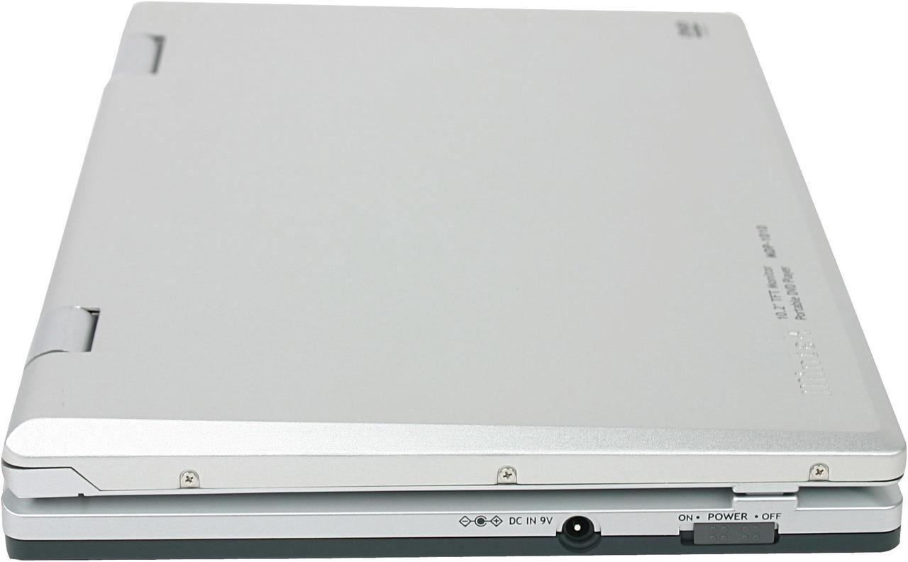 Alt view image 6 of 9 - Mintek MDP-1010 Portable MPEG4 DVD Player W/ 10.2" 16:9 LCD