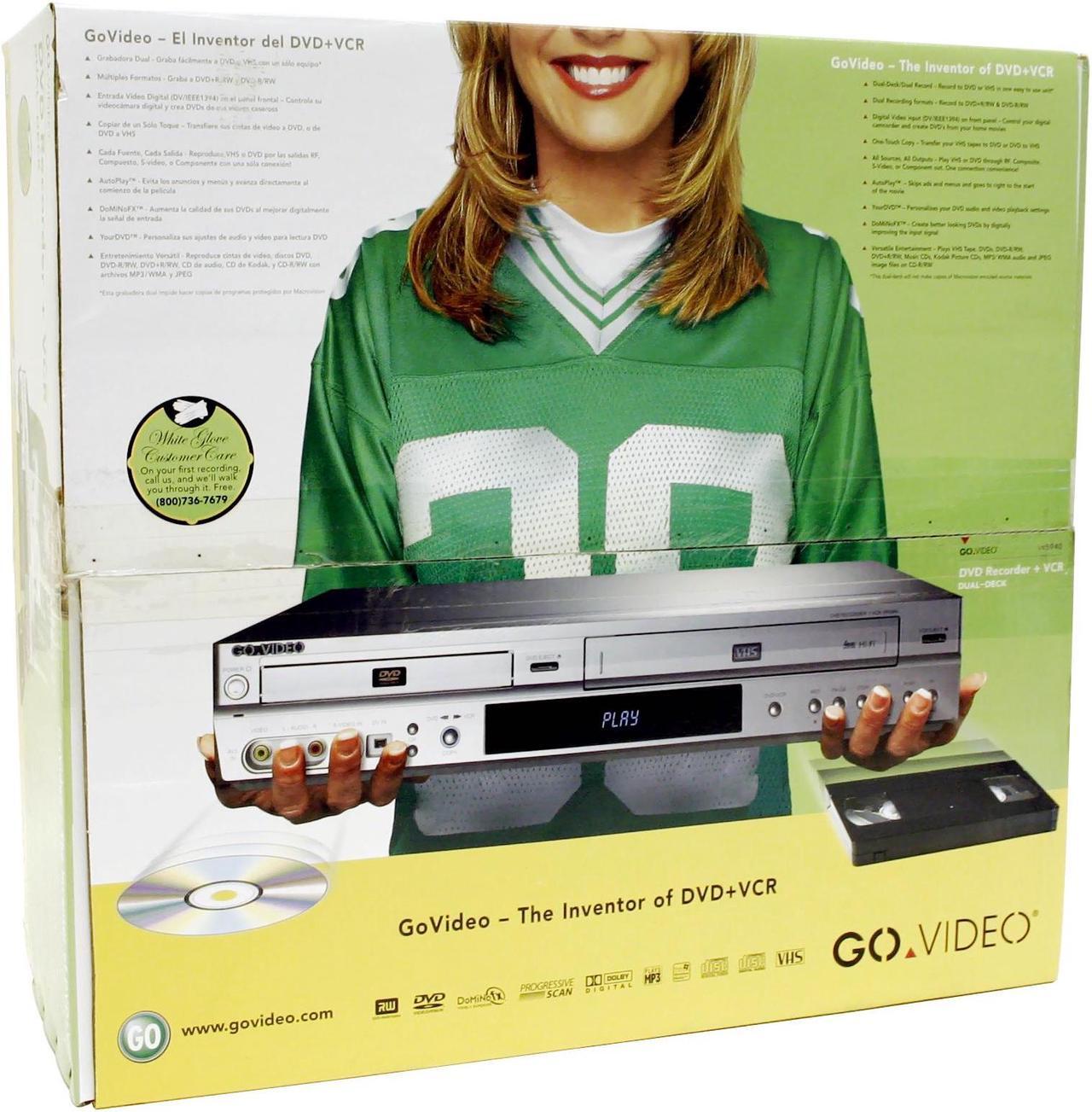 Alt view image 6 of 6 - GO VIDEO DVD Recorder & VCR Combo VR5940