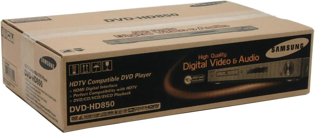Alt view image 6 of 6 - SAMSUNG DVD Player DVD-HD850