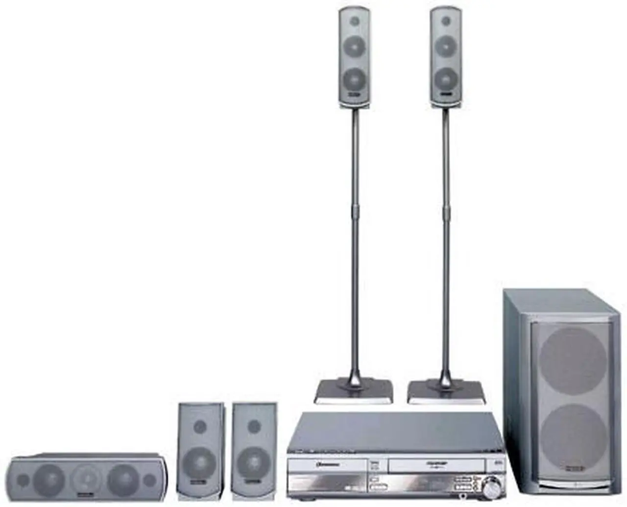 Main image of Panasonic SC-HT830V 5.1CH Home Theater System w/ Progressive Scan 5-DVD Changer & VCR