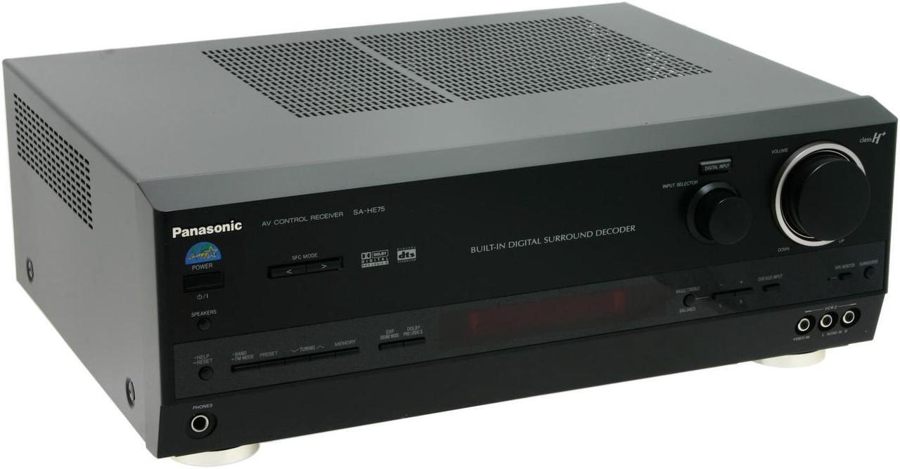 Main image of Panasonic SA-HE75 5.1-Channel Black Home Theater Receiver