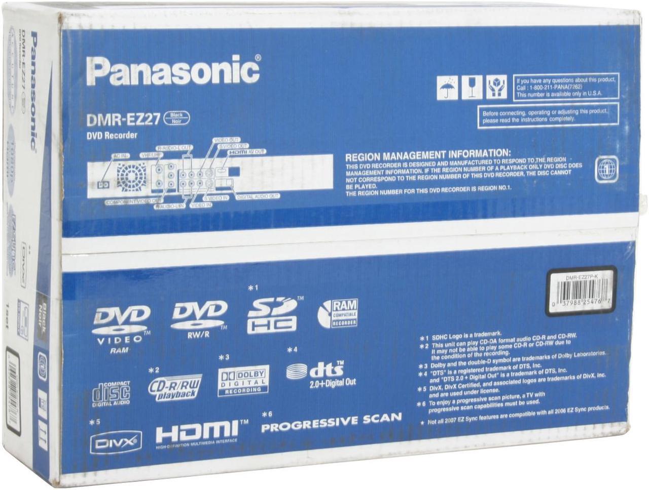Alt view image 12 of 12 - Panasonic DVD Recorder DMR-EZ27K