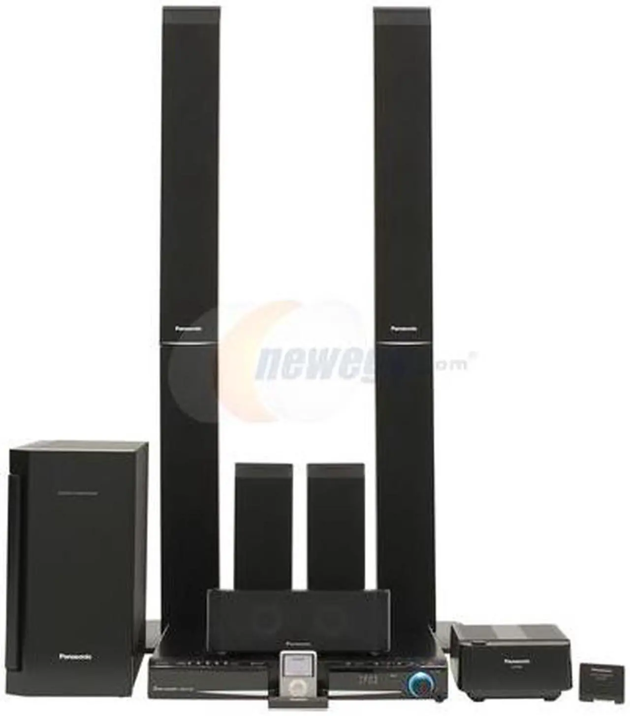 Alt view image 3 of 3 - Panasonic SC-PT960 1080p Up-Conversion DVD 5.1 CH Home Theater System