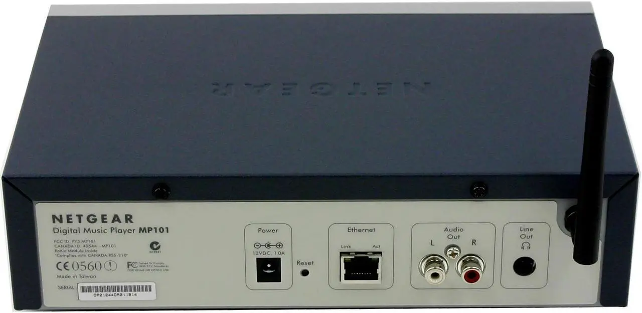Alt view image 2 of 4 - NETGEAR MP101 Wireless Digital Music Player