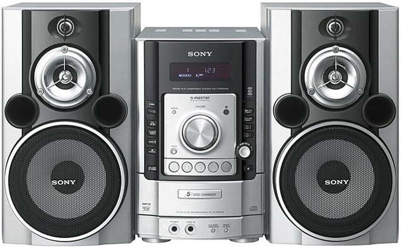 SONY CD/Cassette/MP3/Radio 5-Disc Changer Mini Audio System CMT-HPR99XM