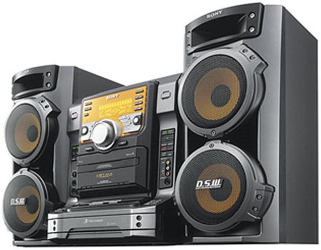 Main image of SONY CD/Cassette/Radio 5-Disc Changer Mini Audio System LBT-ZX6