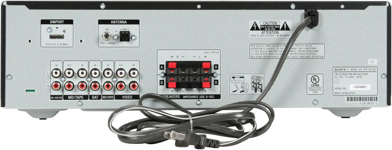 Alt view image 4 of 5 - SONY STR-DH100 Stereo Amplfier