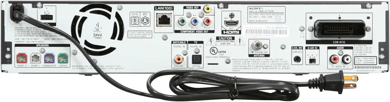 Alt view image 5 of 20 - SONY BDV-E770W Blu-ray Disc Home Theater System