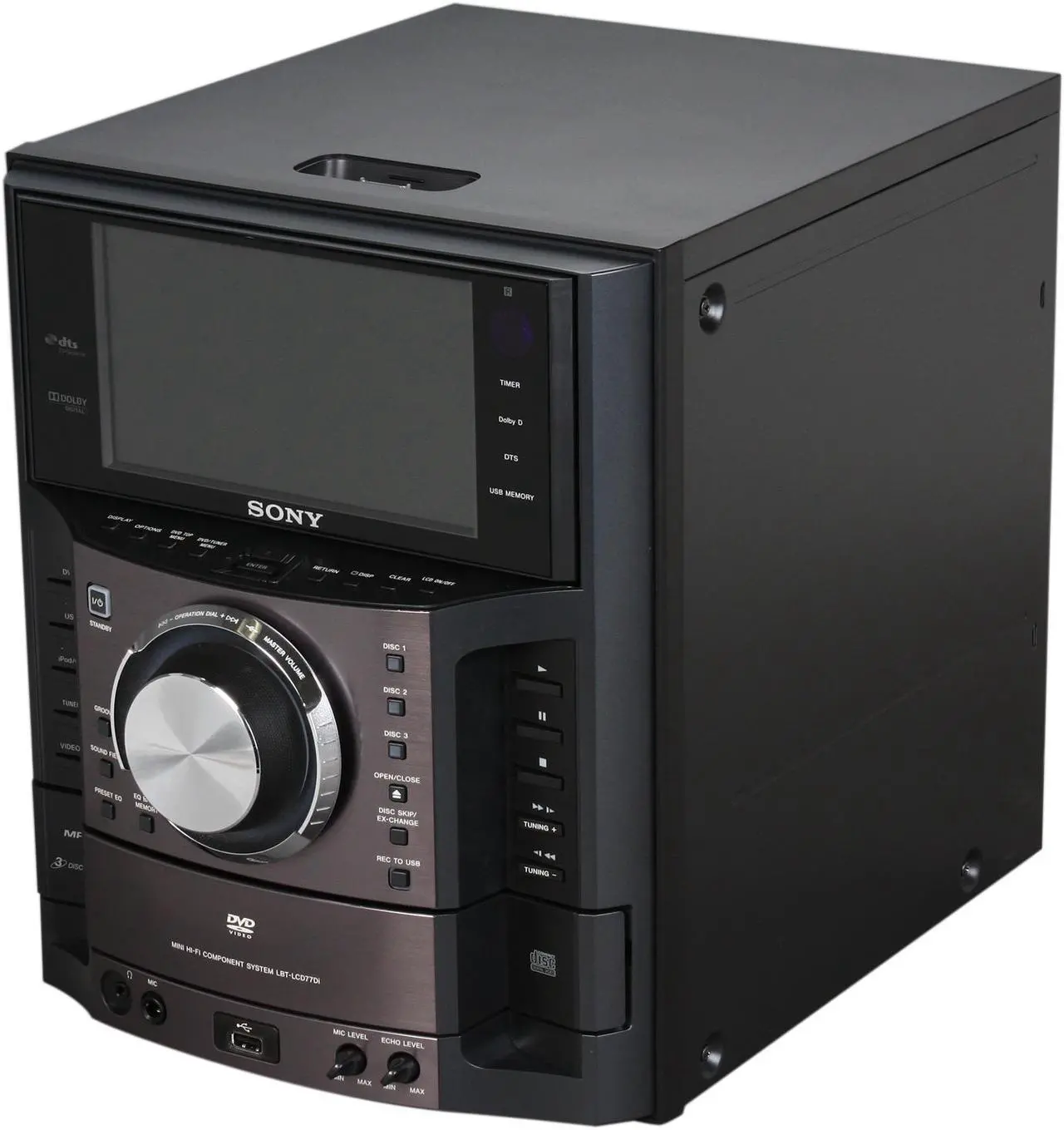 Alt view image 2 of 9 - SONY DVD/CD/Radio/MP3 Muteki Mini Hi-Fi Component System LBT-LCD77Di