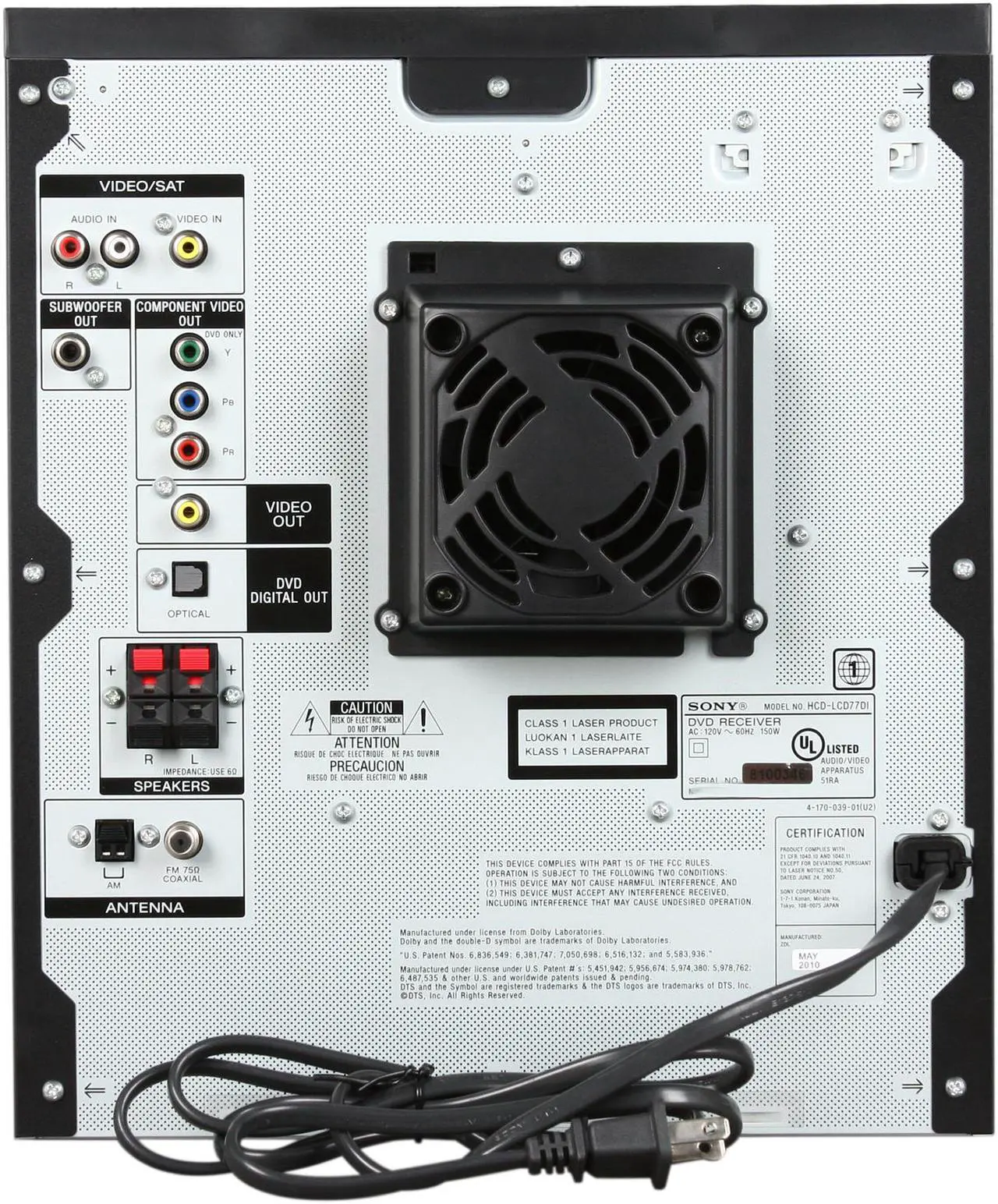 Alt view image 4 of 9 - SONY DVD/CD/Radio/MP3 Muteki Mini Hi-Fi Component System LBT-LCD77Di