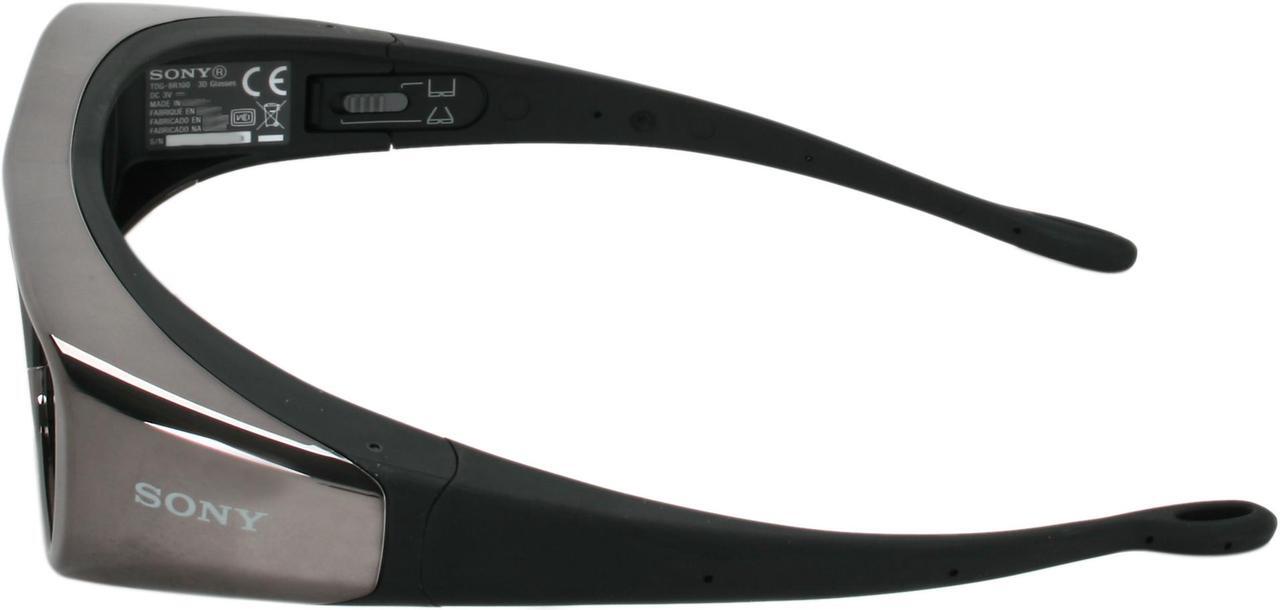 Alt view image 5 of 6 - Sony TDG-BR100/B 3D Active Glasses (Black) for BRAVIA 3D HDTVs