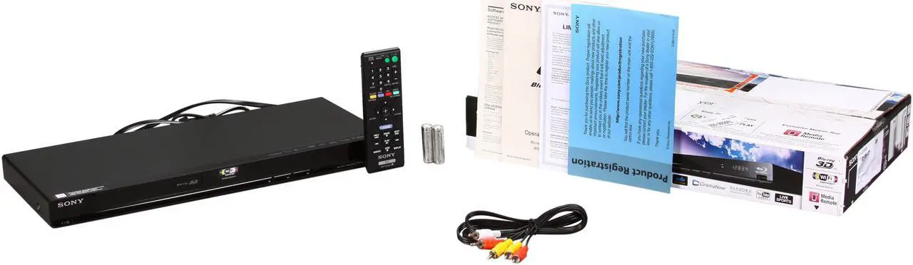 Alt view image 6 of 6 - Sony Bravia 3D WiFi Built-in Blu-ray Player BDP-S580