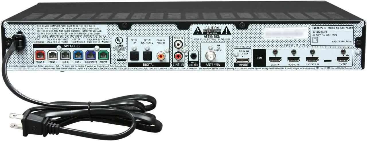Alt view image 5 of 20 - SONY HT-SS380 3D Surround Sound Home Theater System