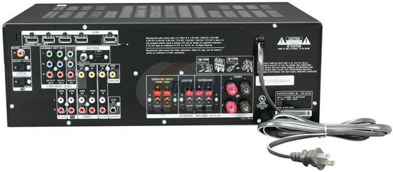 Alt view image 4 of 6 - SONY STR-DH720 7.1-Channel 3D A/V Receiver