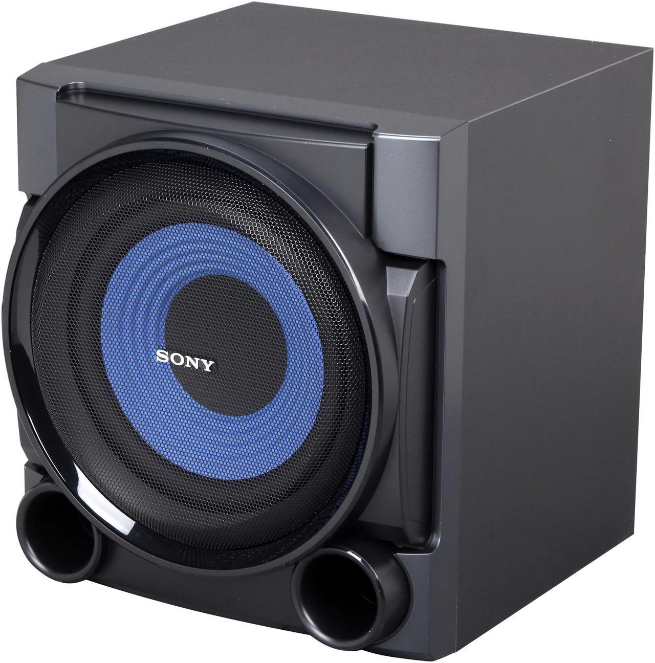 Alt view image 10 of 15 - SONY MHC-EC909iP Mini Hi-fi Music Shelf System 540 Watts, Single CD Player, AM/FM Radio, iPod Dock (works With IiPhone), Clock, Alarm And Sleeper Timer