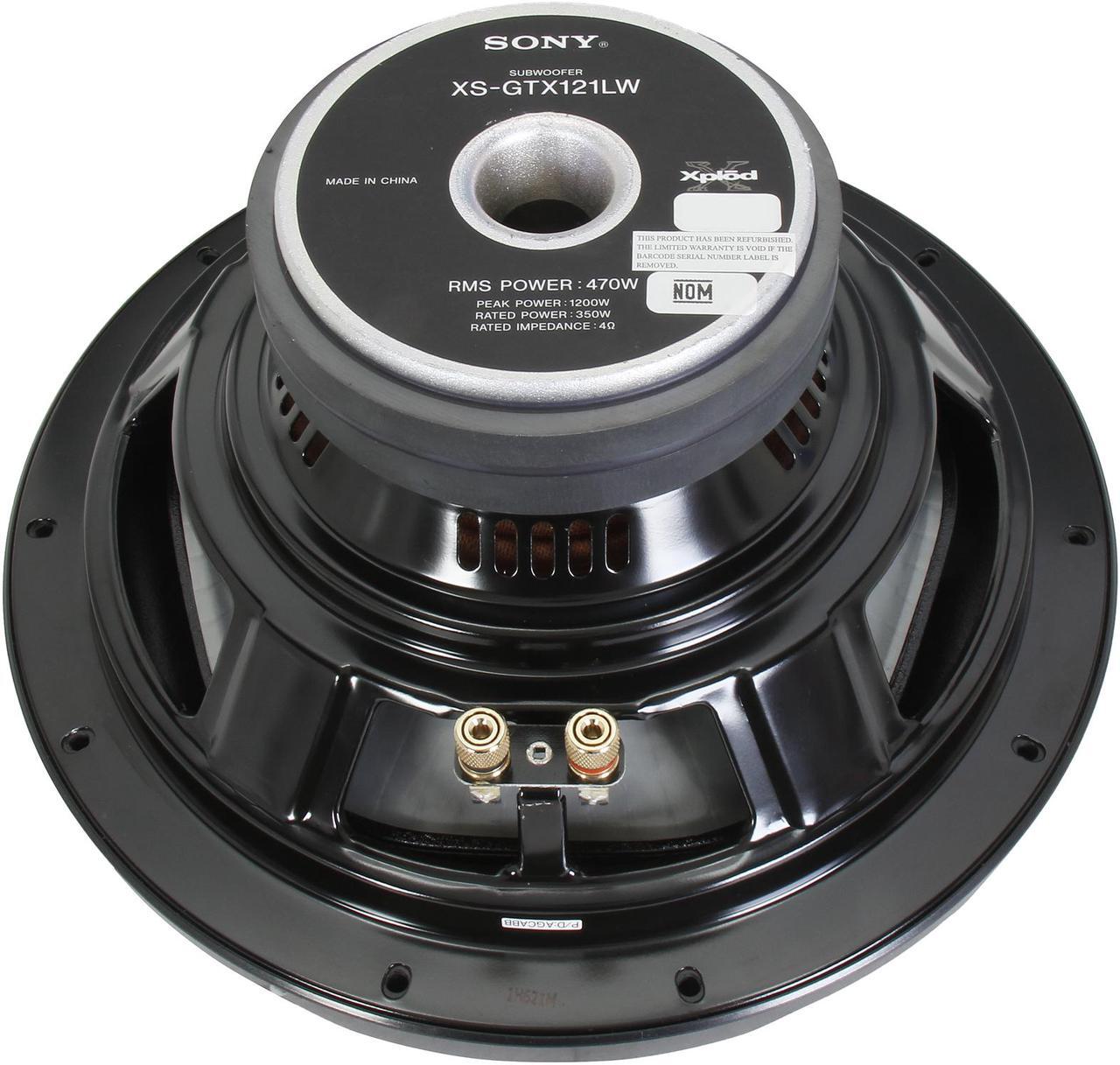 Alt view image 3 of 4 - Sony Xplod  12" 1000W Car Subwoofer - XS-GTX121LW